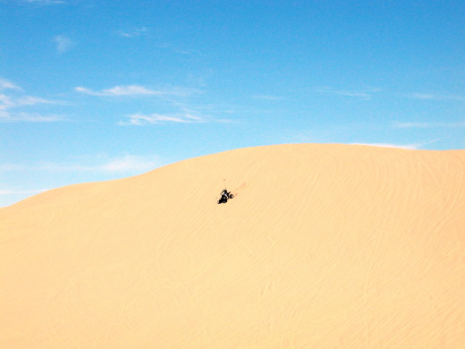 a very high dune
