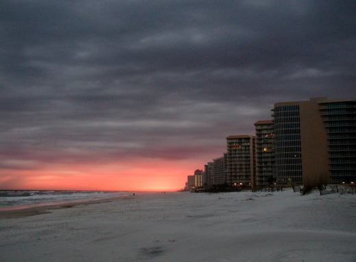 sunset and condos